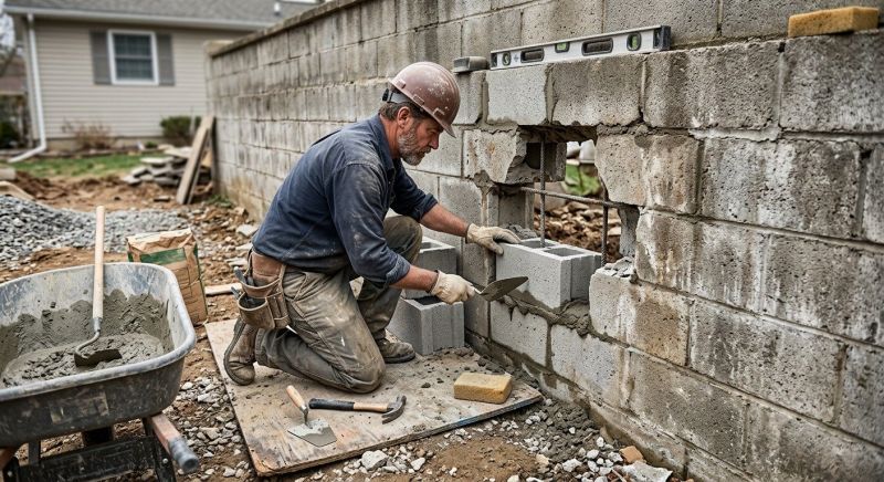 Block Wall Repair in Jupiter, FL