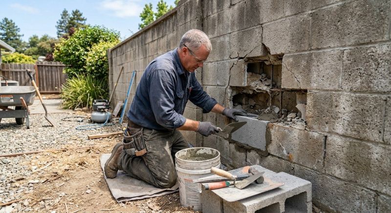 Block Work Repair in Palm Beach County, FL