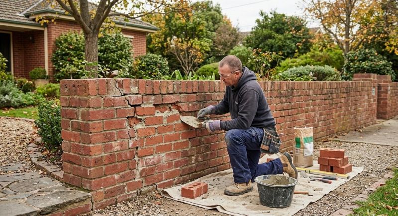 Brick Fence Repair in Palm Beach County, FL