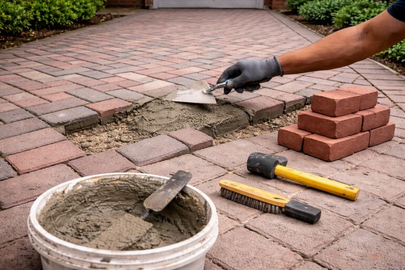 Brick Flatwork Repair in Jupiter, FL