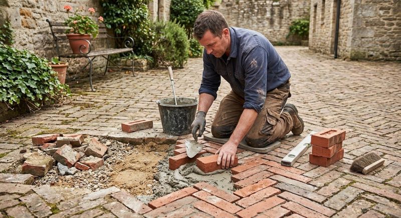 Brick Floor Repair in Palm Beach County, FL