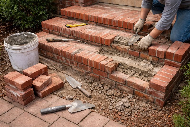 Brick Stairs Repair in Delray Beach, FL