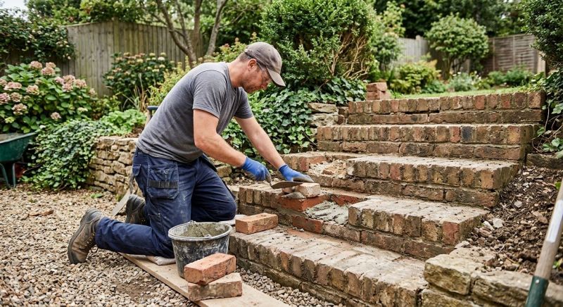 Brick Stairs Repair in Jupiter, FL