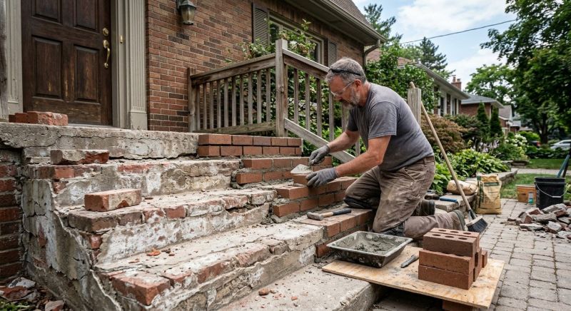 Brick Steps Repair in Palm Beach County, FL
