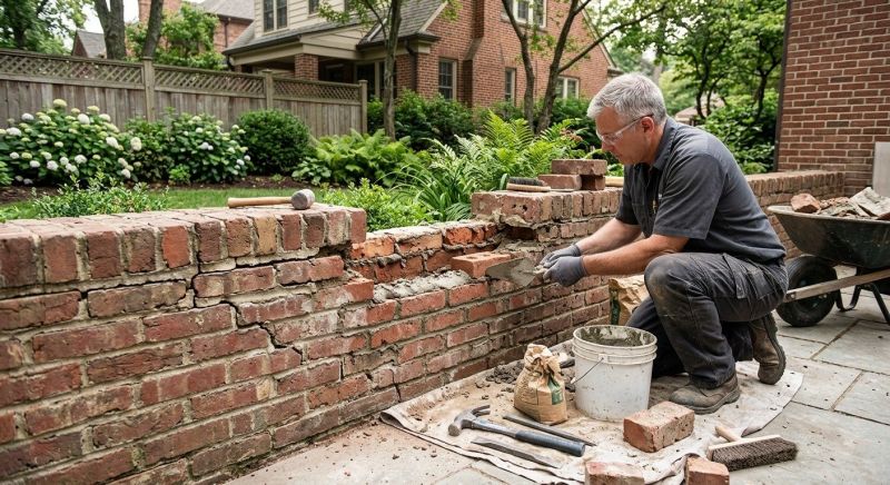 Brick Wall Repair in Boynton Beach, FL