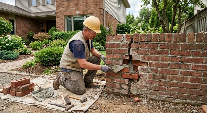 Brick Wall Repair in Palm Beach County, FL