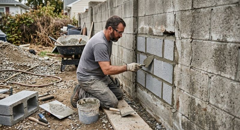 Cinder Block Repair in Palm Beach County, FL