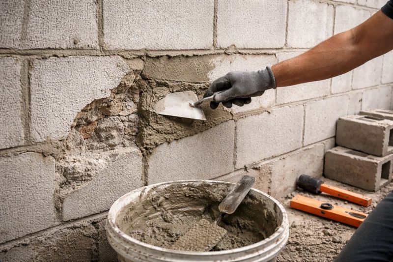 Cinder Block Wall Repair in Boynton Beach, FL