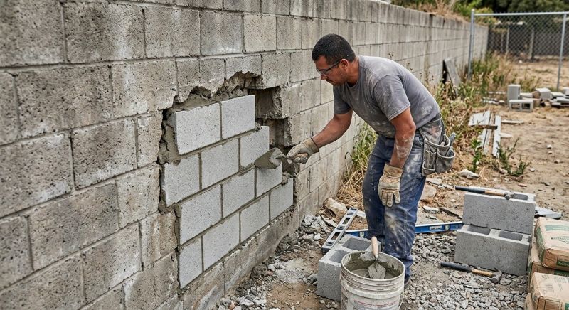 Concrete Block Repair in Lake Worth, FL