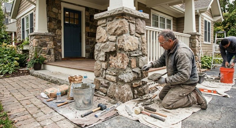 Stone Column Repair in Palm Beach County, FL