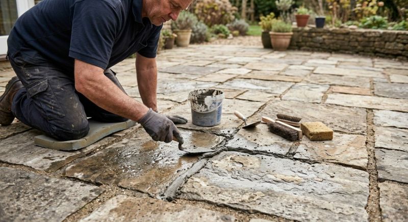 Stone Driveway Repair in Palm Beach County, FL
