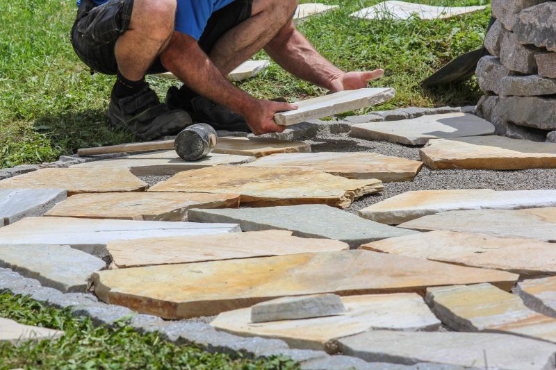 Stone Walkway Repair in Palm Beach County, FL