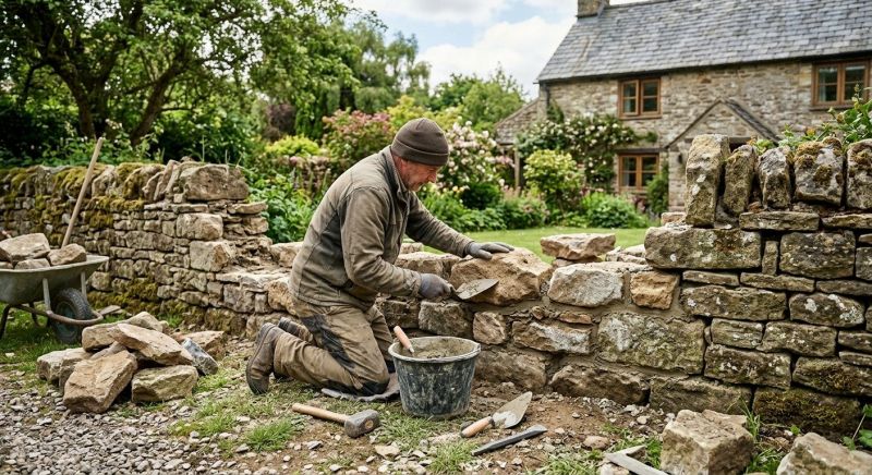 Stone Wall Repair in Boynton Beach, FL